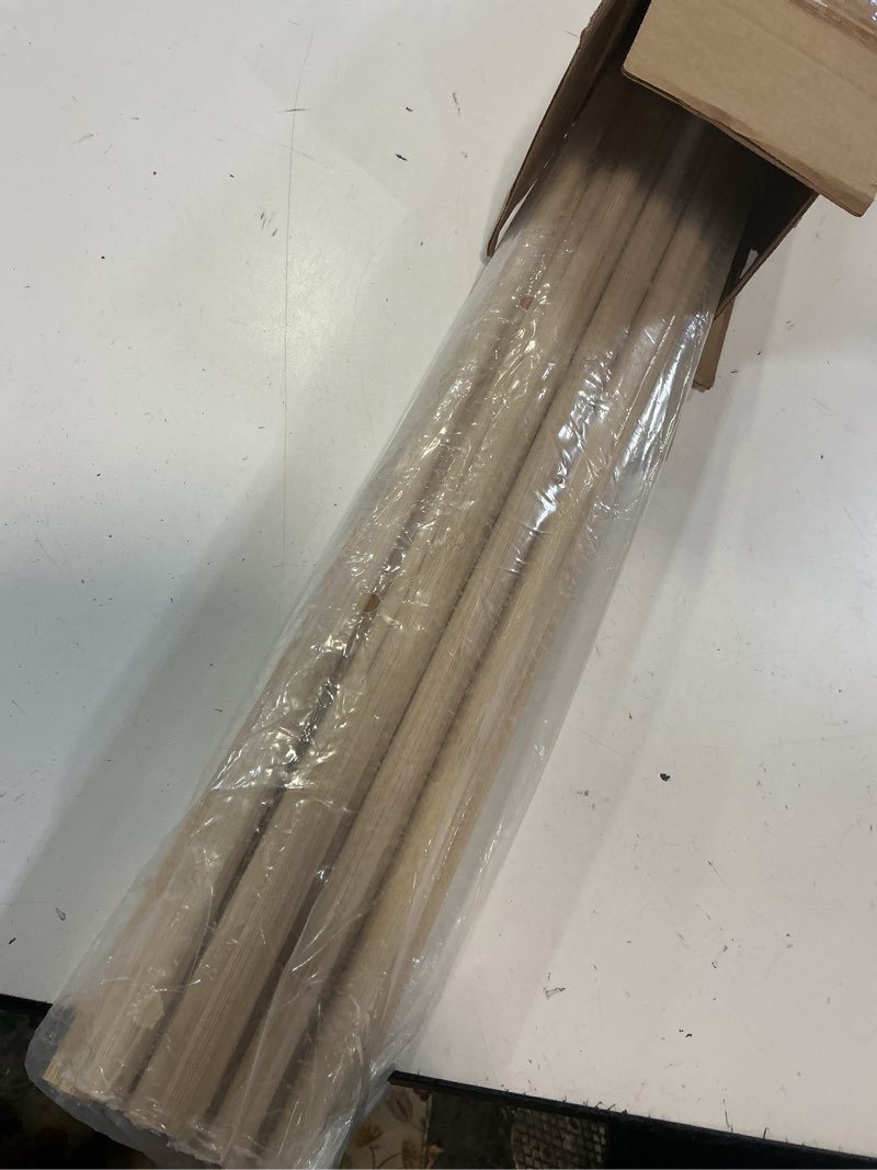Condition photo showing Good Condition for hopelf 25pcs bamboo dowel rods - 1/2 x 36 inch, assorted hardwood sticks for crafts & diy projects 1/2" x 36" 25