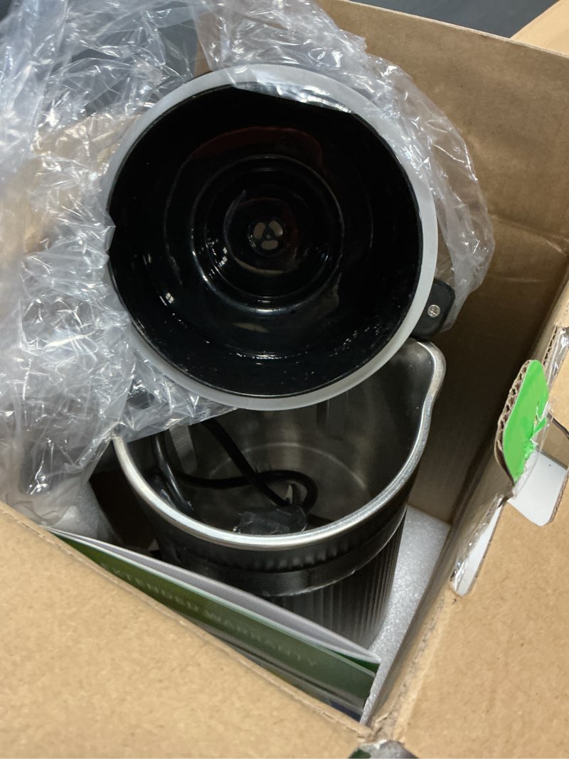 Condition photo showing As Is for 32oz Automatic Soy Machine for Homemade Almond, Oat, Coconut, Soy, Plant Based Milks and Non Dairy Beverages with Delay Start/Keep Warm/Self-Cleaning/Boil Water, Black