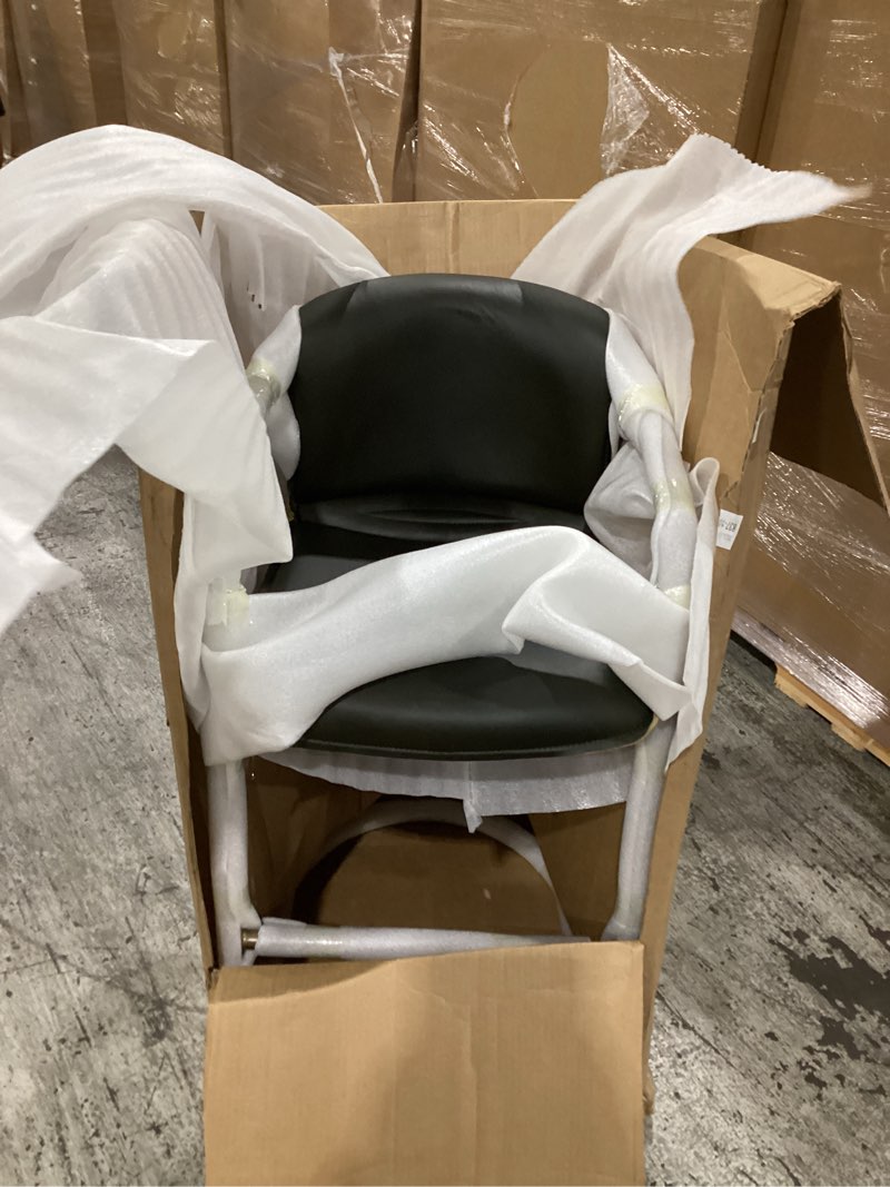 Bar height stool black and gold