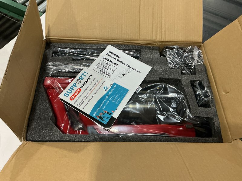 Condition photo showing New/Like New for zexape cordless vacuum cleaner for milwaukee m18 battery, 7-in-1 lightweight stick vacuum with hepa filter, 35kpa suction, 350w brushless motor, 3 modes for floor, carpet, car(battery not included) for milwaukee 18v(battery not included)