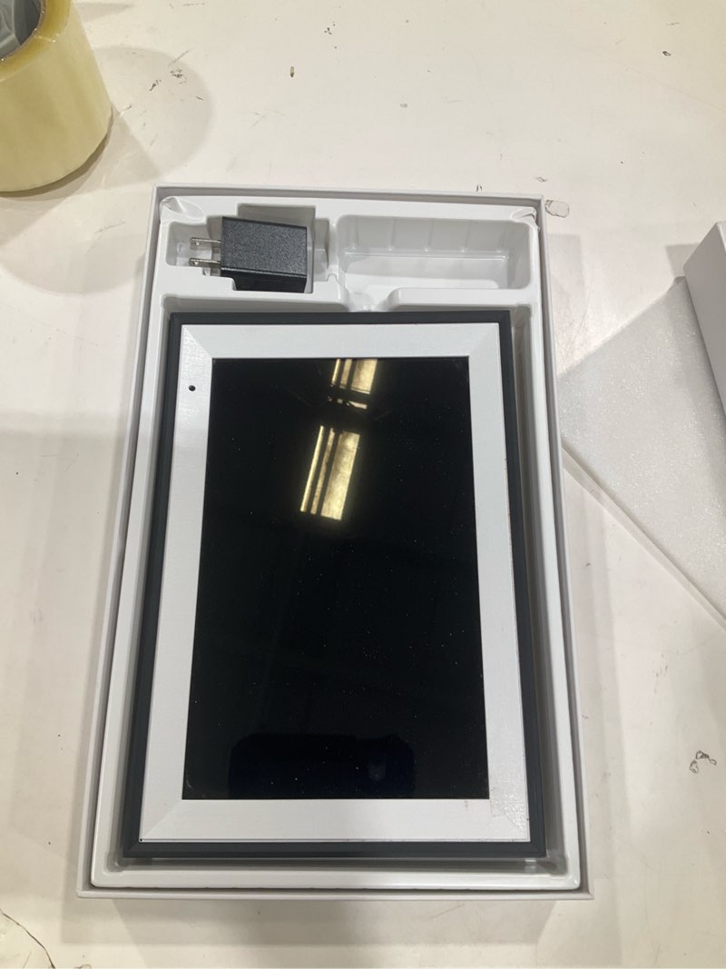 Condition photo showing Good Condition for frameo digital picture frame 10.1 inch smart wifi digital photo frame, ips touch screen, 32gb, electronic slideshow, load from phone app, auto-rotate, for grandparents & mothers day