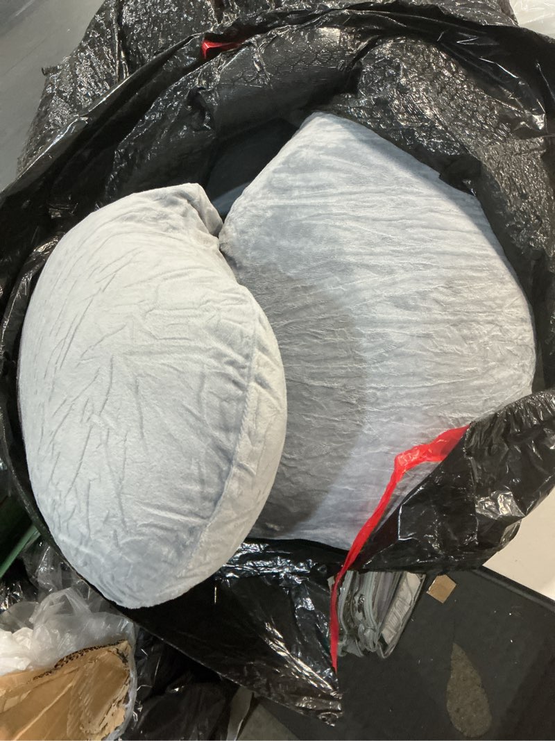 Condition photo showing As Is for momcozy pregnancy pillows for sleeping, u shaped full body maternity pillow with removable cover - support for back, legs, belly, hips for pregnant women, 57 inch pregnancy pillow for women, grey