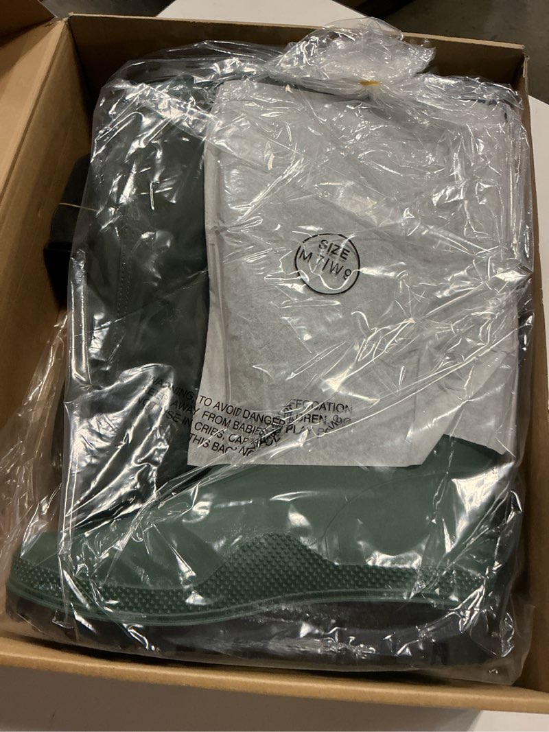 Condition photo showing Good Condition for tidewe bootfoot chest wader, 2-ply nylon/pvc waterproof fishing hunting waders with boot hanger for men women green brown m7/w9 green