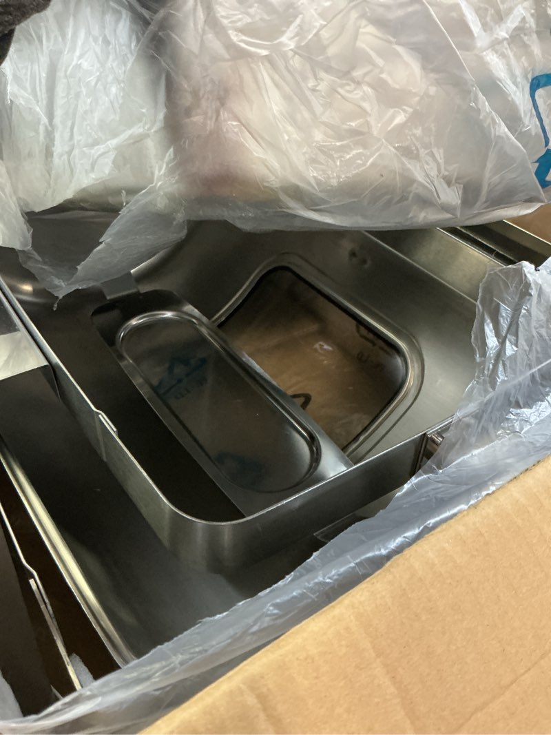 Condition photo showing Good Condition for chafing dishes for buffet set – chafers for catering & buffet warmers with lids | serving food warmer & chafers servers sets 4 pack - full pan bright silver