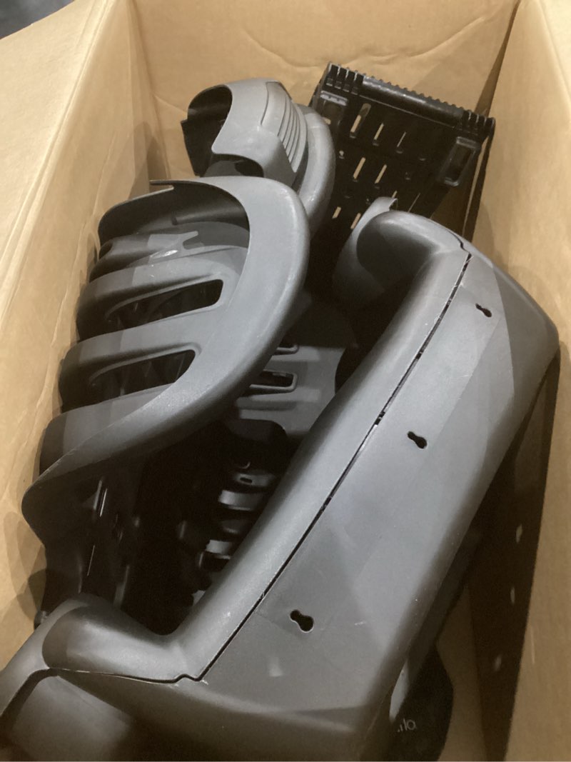 Condition photo showing As Is for Evenflo GoTime LX Booster Car Seat (Quincy Blue)