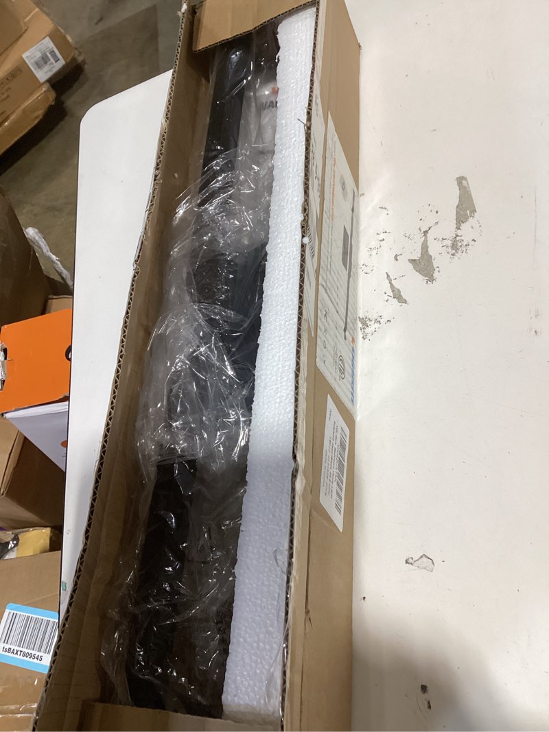 Condition photo showing New/Like New for volisun modern bathroom vanity light 24 inch, rotatable, 14w dimmable 5cct led bathroom light fixture over mirror, black bar vanity light for bathroom mirror restroom-etl certificated black 24 inch