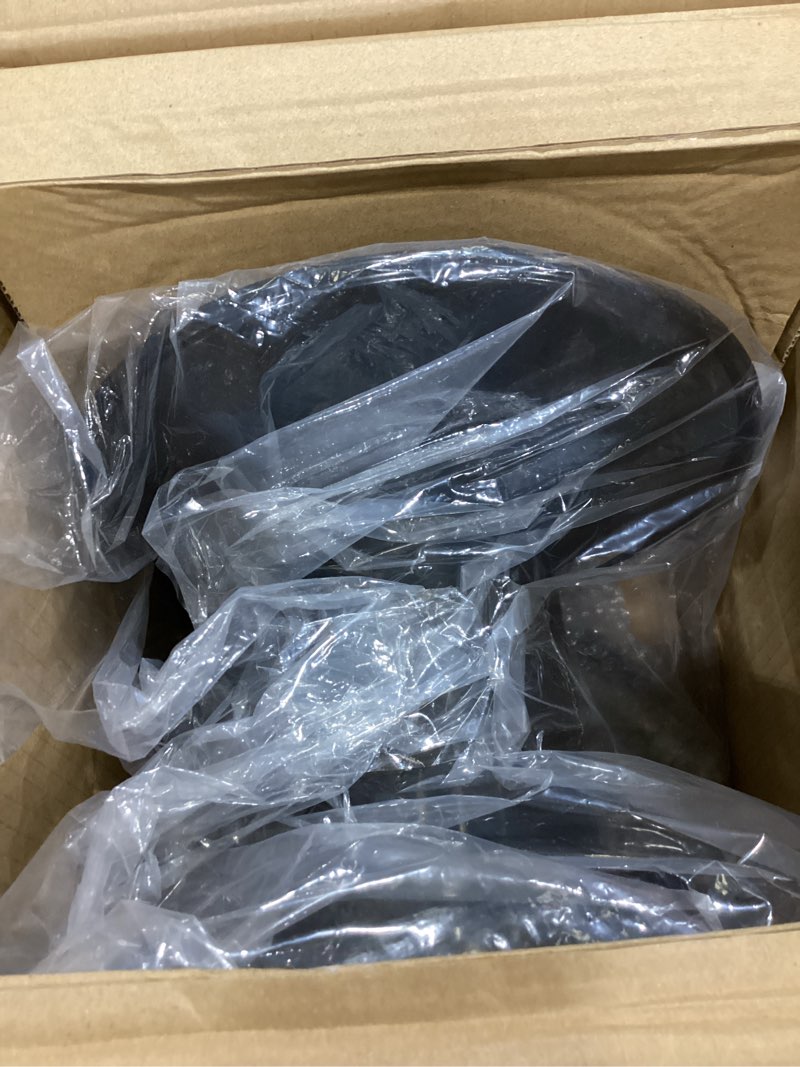 Condition photo showing Good Condition for mekoh pressure washer hose reel 50ftx3/8” / 65ftx1/4”, 4000psi heavy duty power washer hose reel with m22-14 fitting, hand crank metal reel with wall/trailer/van mount, manual hose reel for water shiny black