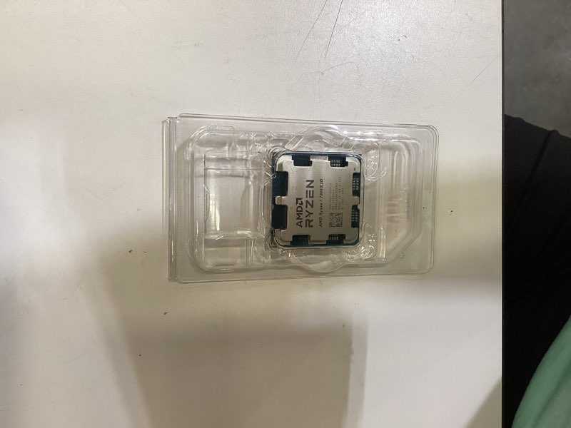 Condition photo showing As Is for amd ryzen 7 7800x3d 8-core, 16-thread desktop processor