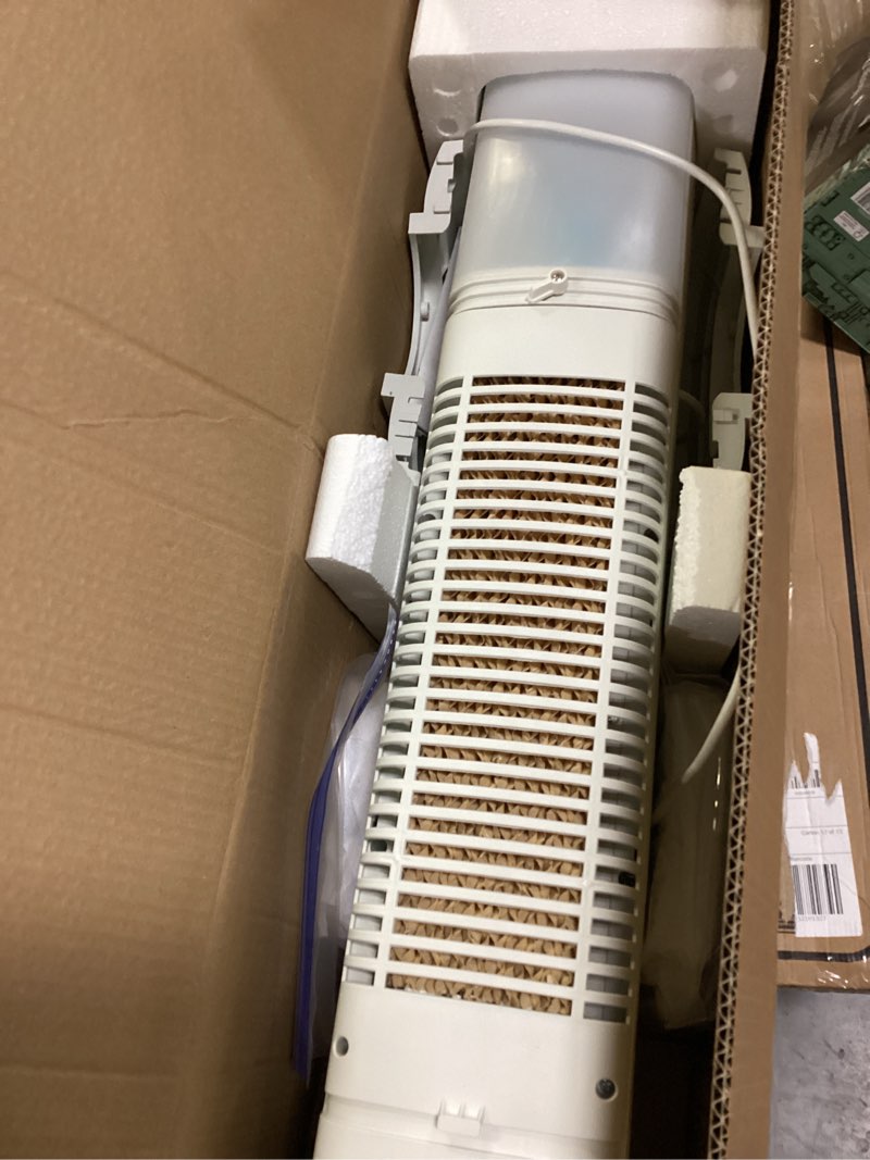 Condition photo showing Good Condition for evaporative air cooler, 3-in-1 portable air conditioners for room, 4 modes 3 speeds, fast cooling portable ac unit/24h timer, remote oscillating tower fan, quiet swamp cooler for bedroom office white