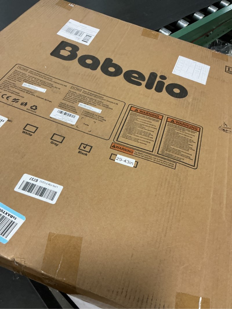 Condition photo showing Good Condition for Babelio Baby Gate, 29-43" Auto-Close Easy Install Pet Gate, PressGuard P7 Extra Wide Walk Thru Child Safety Gate, 30" Tall Pressure-Mounted Metal Dog Gate for Doorways & Stairs, Black Black 30"Tall 29"-43" Wide