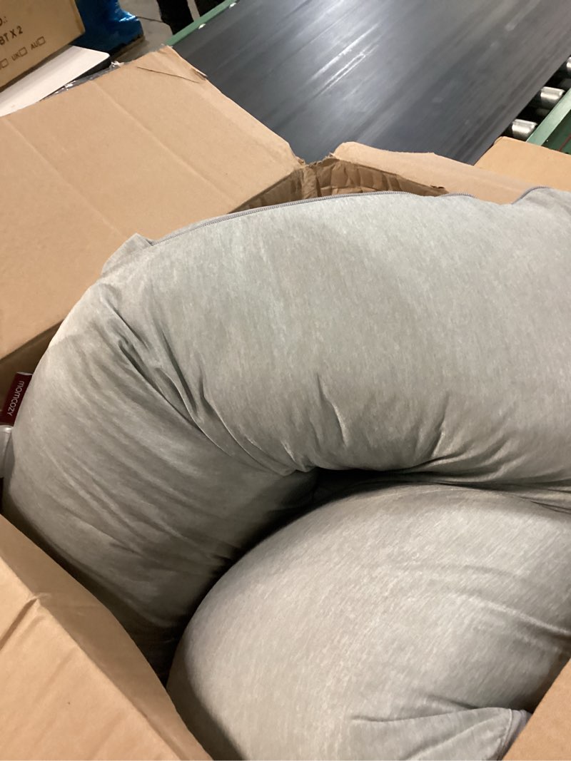 Condition photo showing Good Condition for momcozy pregnancy pillow for sleeping - u shaped full body maternity pillow | removable cover, support for back, legs, belly, hips for pregnant women, side sleeper, pregnancy gifts & essentials, 57 inch grey