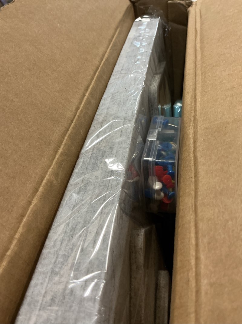 Condition photo showing Good Condition for 4 Pack Desk Privacy Panel 15.75" x 23.6" Acoustic Divider Panel Portable Desk Partition Desk Divider Noise Visual Isolate Table Divider for Student Study Reception Area Office Library 15.75*23.6inch 4