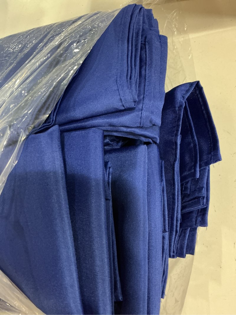 Condition photo showing Good Condition for supero set of 80 cloth napkins 17 x 17 inch, polyester solid washable dinner napkins with hemmed edges,great for restaurant, wedding and party(royal blue) royal blue 80
