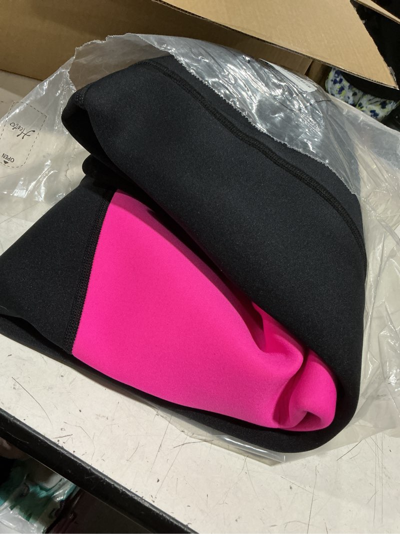 Condition photo showing Good Condition for hevto plus size women wetsuit 3/2mm neoprene full body wet suit keep warm for cold water swimming surfing pinkish purple 18