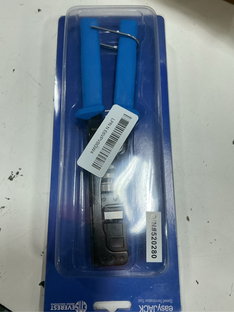 Condition photo showing Good Condition for everest easyjack - 90° angled speed termination keystone tool - time saver network punch down tool - to be used only with everest 90° angled rj45 cat5e, cat6a and cat6 keystone jacks (b087n7qqd2)