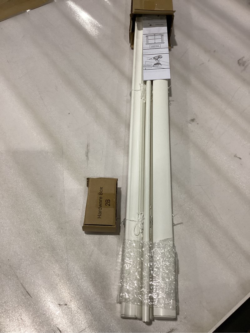 Condition photo showing New/Like New for DEZ FURNISHINGS Cordless 1" Mini Blind, 31" W x 48" H, Pearl White 31"W x 48"H
