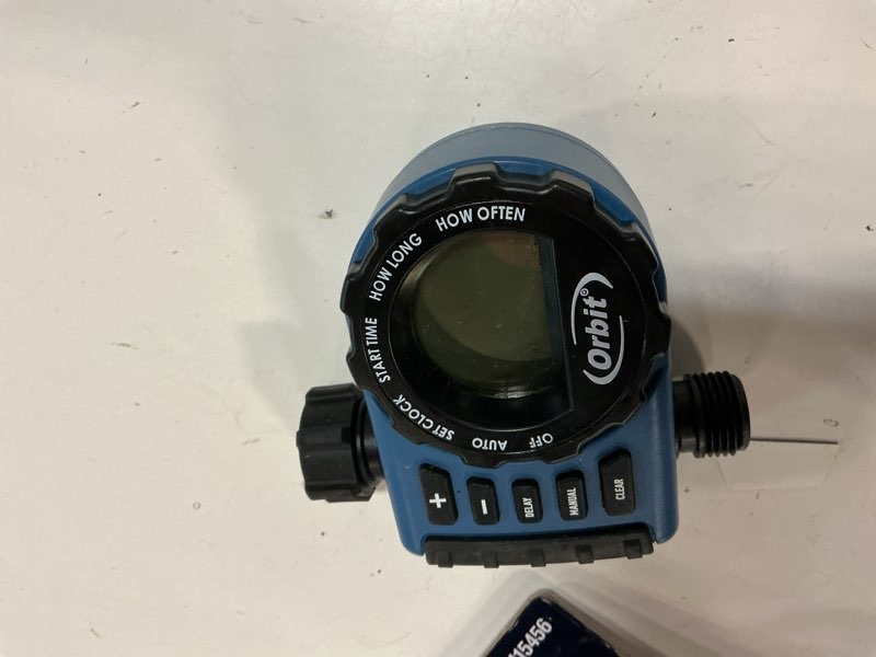 Condition photo showing As Is for orbit 1 output port stationary digital hose end timer