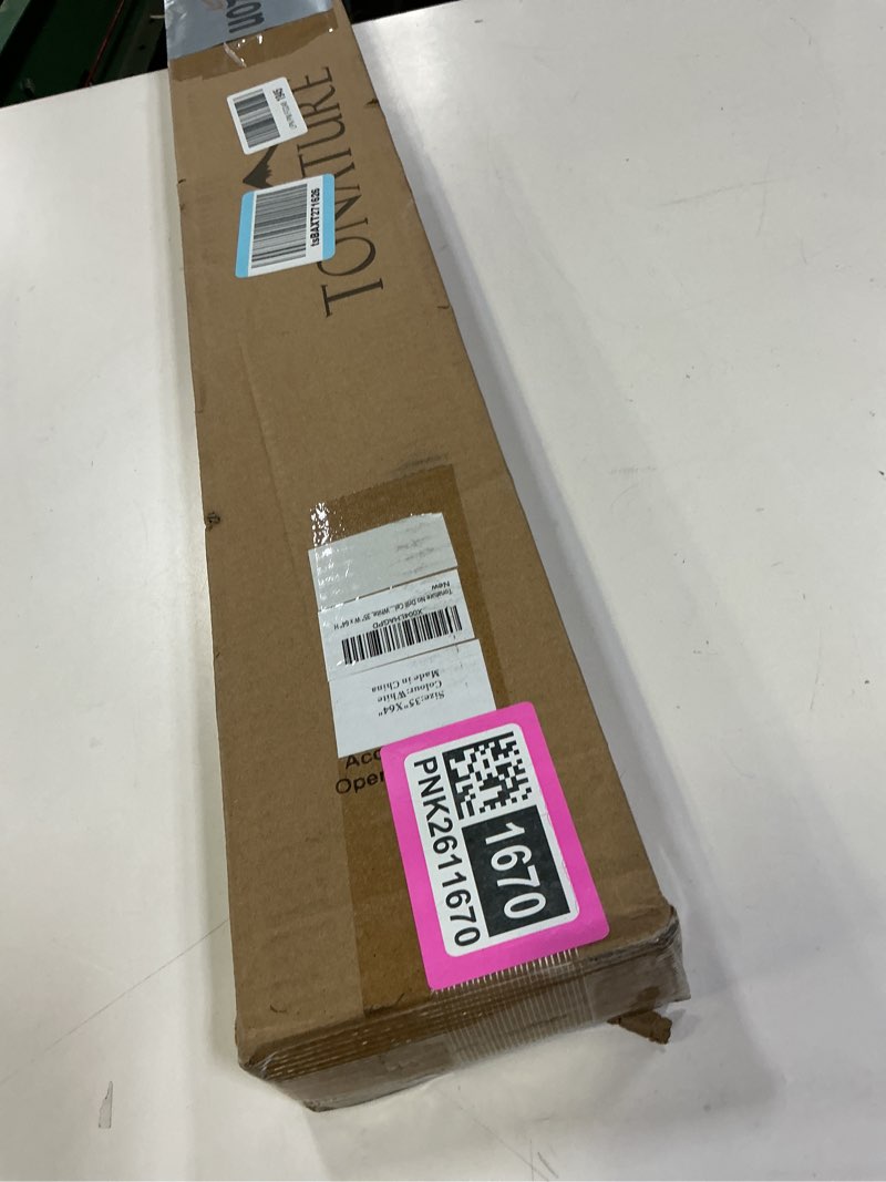 Condition photo showing New/Like New for No Drill Cellular Shades for Indoor Windows, Thermal Insulating & Noise Reducing Honeycomb Blinds, Free Stop Cordless Blackout Shades, White, 35" W x 64" H 35"W x 64"H White(blackout)
