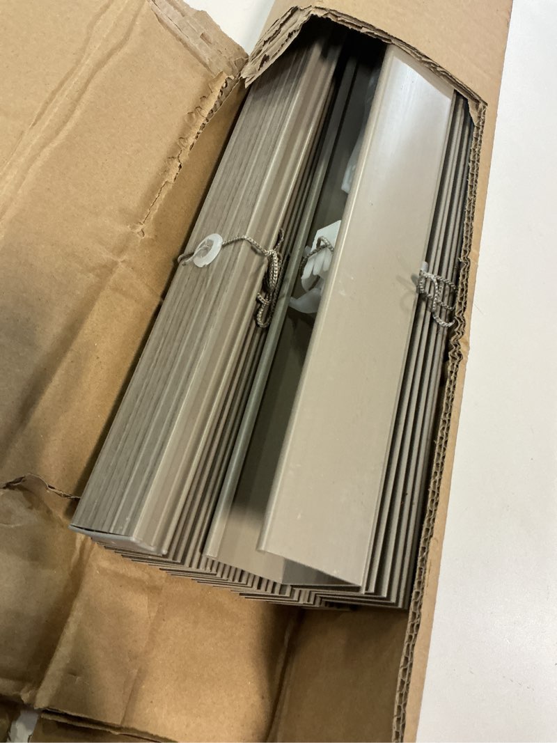 Condition photo showing As Is for (Similar b) CHICOLOGY Bamboo Roman Shades - Customer Favorite Light Filtering Blinds for Windows, Premium Quality, Ideal for Home, Squirrel Brown, 24\" W X 74\" H 24\"W x 74\"H Squirrel