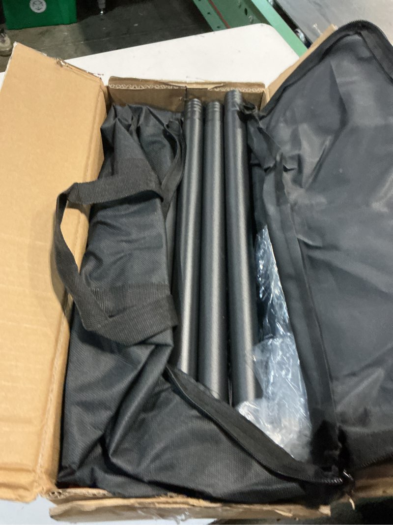 Condition photo showing Good Condition for hemmotop photo backdrop stand, 10x7ft (wxh) photography background stand for photoshoot, wedding, birthday, baby shower parties, projector screen, decoration, balloons