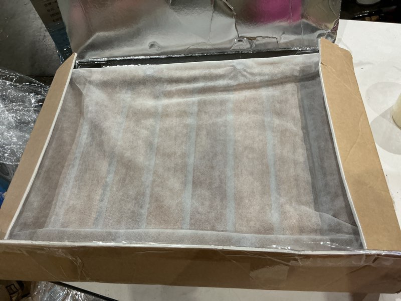 Condition photo showing Good Condition for teak shower mat, (24"x17"; 7.5lb) wood bath mat for bathroom, outdoor non-slip wooden floor mats for spa or sauna (style b)