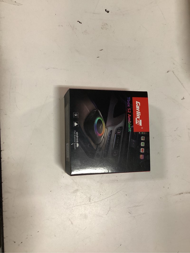 Condition photo showing New/Like New for similar carlinkit tbox plus android 13.0 carplay box for wired carplay ai box adapter, 8gb+128gb,8-core,for netflix,for youtube,for hulu,online upgrade blue