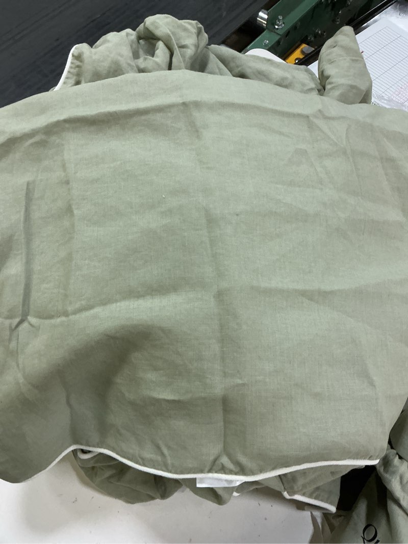 european linen piped deluxe bedding full