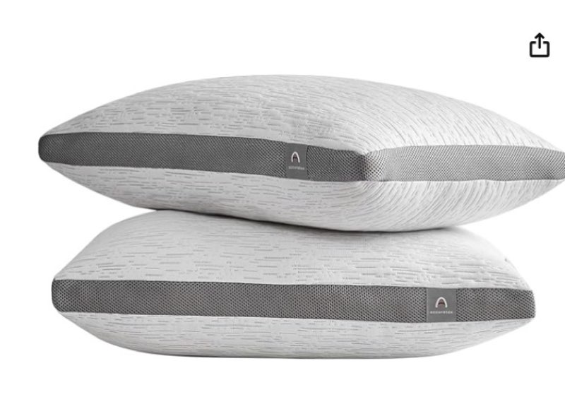  Pillows Queen Size Set of 2, Memory Foam Pillows