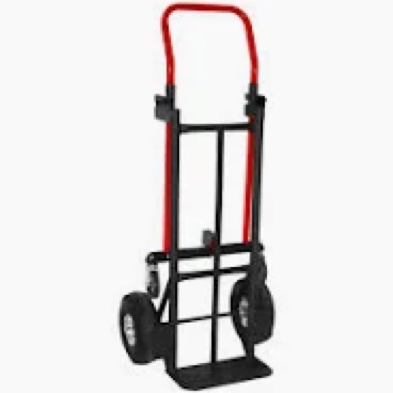 milwaukee 800 lbs. capacity 2-in-1 convertible hand truck