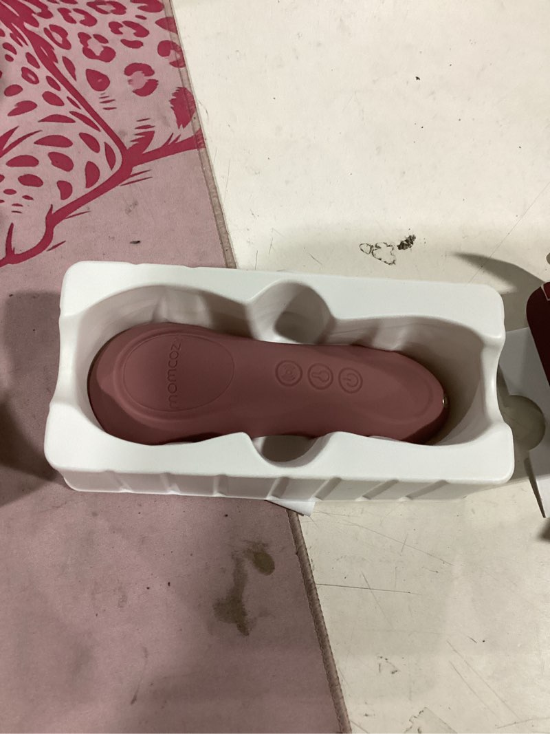 Condition photo showing As Is for momcozy rolling lactation massager with heat, 3-in-1 real-like massage for relieve clogged ducts, breast massager warming for breastfeeding, improve milk flow, dusty rose red pack of 1
