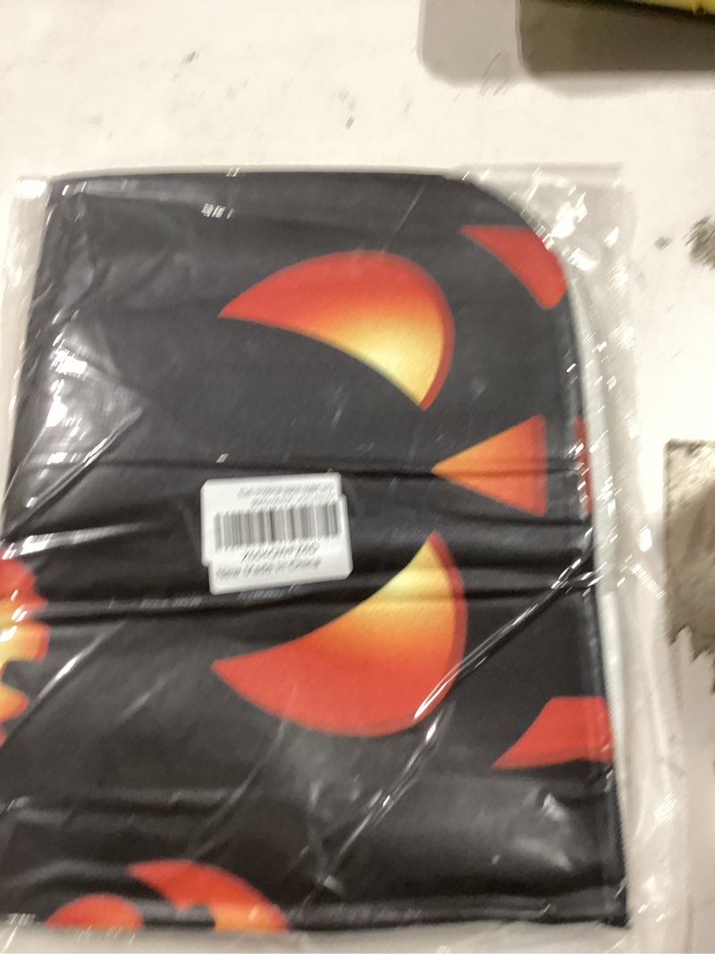 Condition photo showing New/Like New for Halloween Dish Drying Mat for Kitchen Counter Spooky Jack-O-Lanterns Drying Pad Absorbent Drying Mats for Countertops Sinks Draining Racks Orange Black Scary Pumpkin Grimace Drainer18x24 18"x24"(1PC) Orange