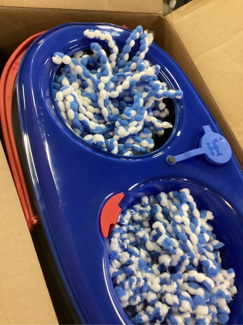 Condition photo showing Good Condition for o-cedar rinseclean spin mop & bucket system + 2 extra mop heads | clean with water | removes 99% of bacteria rinseclean spin mop & bucket + 2 extra refills cleaning system