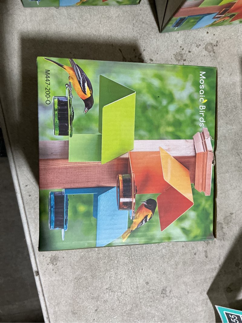 Condition photo showing New/Like New for Cottage Bird Feeder, 3.4 Ounce Capacity, 1 Piece 6\" tall Color may Vary