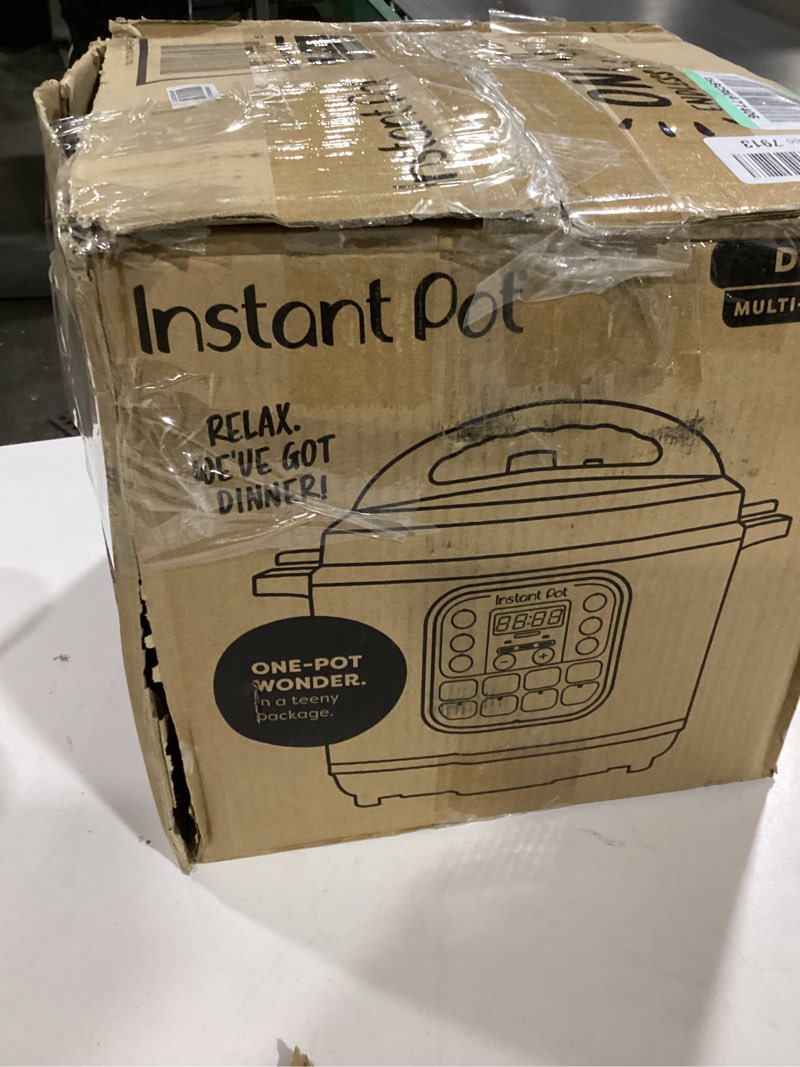 Condition photo showing Good Condition for Instant Pot Duo 7-in-1 Mini Electric Pressure Cooker, Slow Rice Cooker, Steamer, Sauté, Yogurt Maker