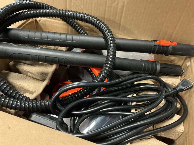 Condition photo showing Good Condition for BEAMNOVA Steam Cleaner Electric Household Steamer High Pressure Multipurpose Rolling Cleaning Machine for Carpet Upholstery Floor Car Detailing Home Inside Water Container with Roller, White