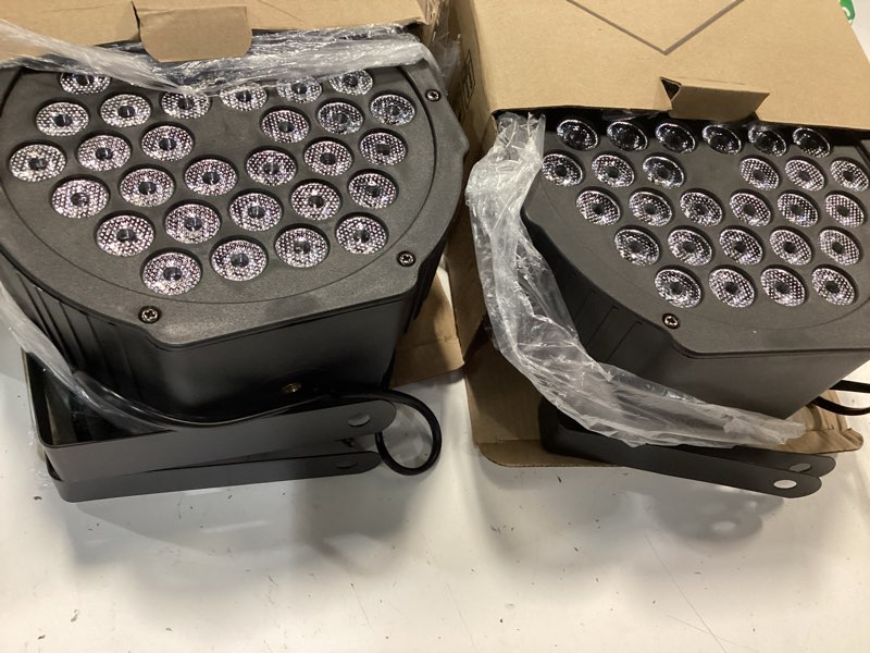 Condition photo showing Good Condition for u`king led par lights dj stage light corded rgb 36 led with sound activated control dj uplighting for wedding party club christmas stage lighting (2 packs)