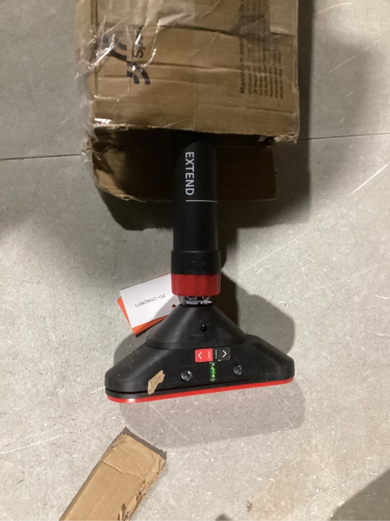 Condition photo showing As Is for Pull Up Bar for Doorway: Sportneer Strength Training Pull-up Bars without Screw - Adjustable Width Locking Mechanism Chin Up Bar, Thickened Steel Max Limit 440 lbs Upper Body Fitness Pullup Bars for Home (Black-Red)