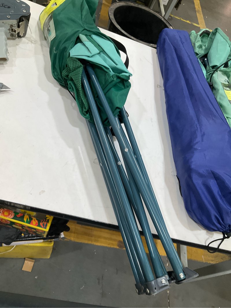 Condition photo showing Good Condition for folding club outdoor portable camping chair green - all in motion™