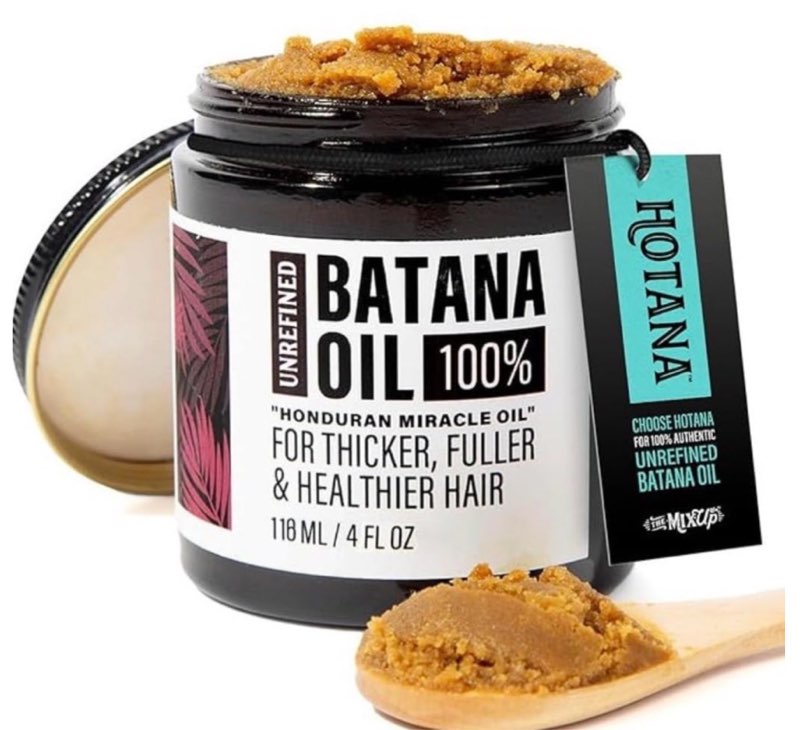 Batana Oil for Hair Growth-100% Pure & Organic Unrefined Dr Sebi Batana Hair Mask from Honduras-Natu
