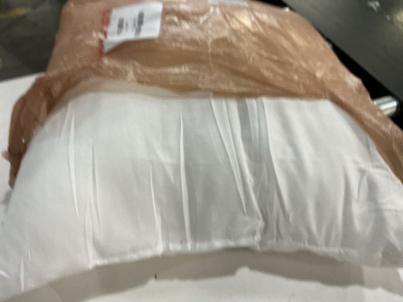 Condition photo showing As Is for MIULEE Throw Pillows Inserts, Pack of 2 20x20 Inch 100% Virgin Fiber Filling Bed Couch Pillows