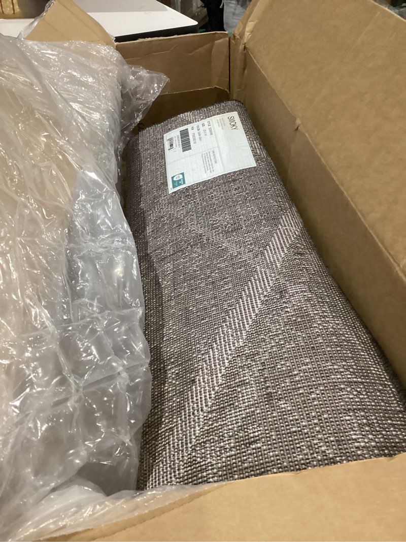 Condition photo showing Good Condition for nuLOOM 2x9 Thigpen Contemporary Area Rug, Charcoal, Abstract Lines, Non-Slip Backing, Stain Resistant, For Bedroom, Dining Room, Living Room, Hallway, Office, Kitchen, Entryway Thigpen Dark Grey 5" x 9" (Runner)