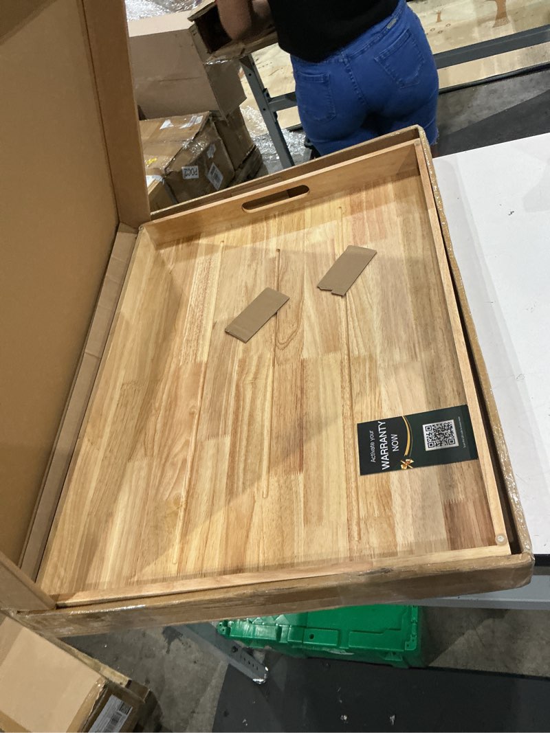 Condition photo showing Good Condition for 4 in 1 noodle board stove cover lightweight cutting board wood stove top covers for electric stove, glass gas stove cover for gas burners - 30" x 22"