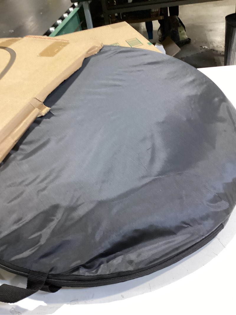 Condition photo showing Good Condition for wolfwise pop up shower tent for camping essentials, portable instant changing tent with ventilation window & carry bag, privacy dressing room bathroom toilet for beach & outdoor, standard, black