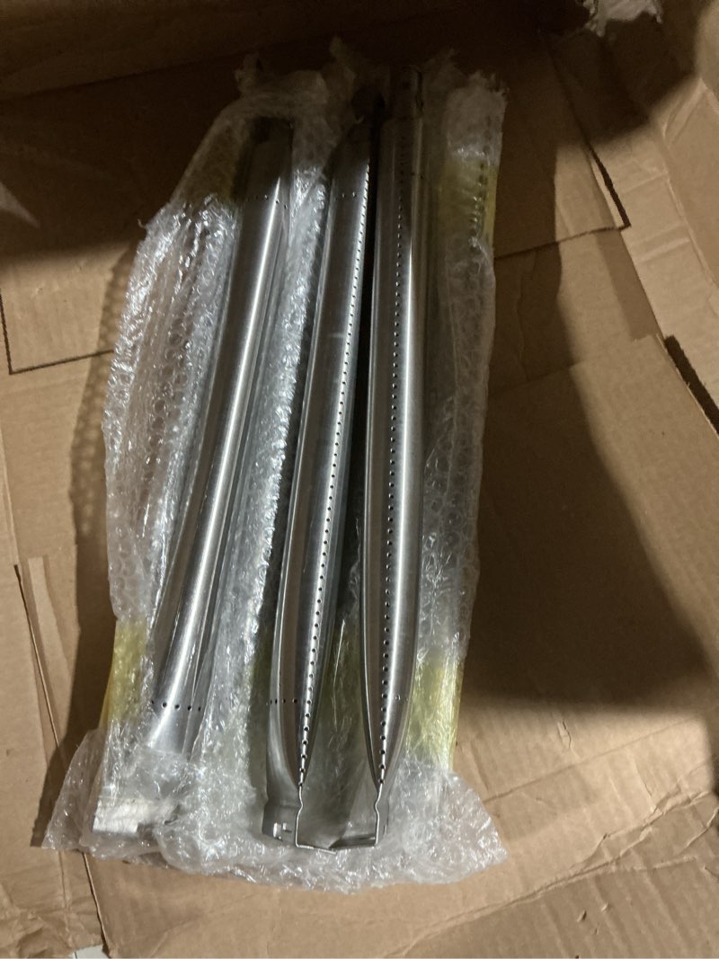 Condition photo showing As Is for hiorucet grill replacement parts for broil king 9561-54, 9562-14, 9563-14, 9565-54, 9571-44, 9576-44r, 9577-44, 9578-44, 9582-44, 9583-44, heat plates and burners for broil king regal s590/regal 590 heat plate×5+burner×5