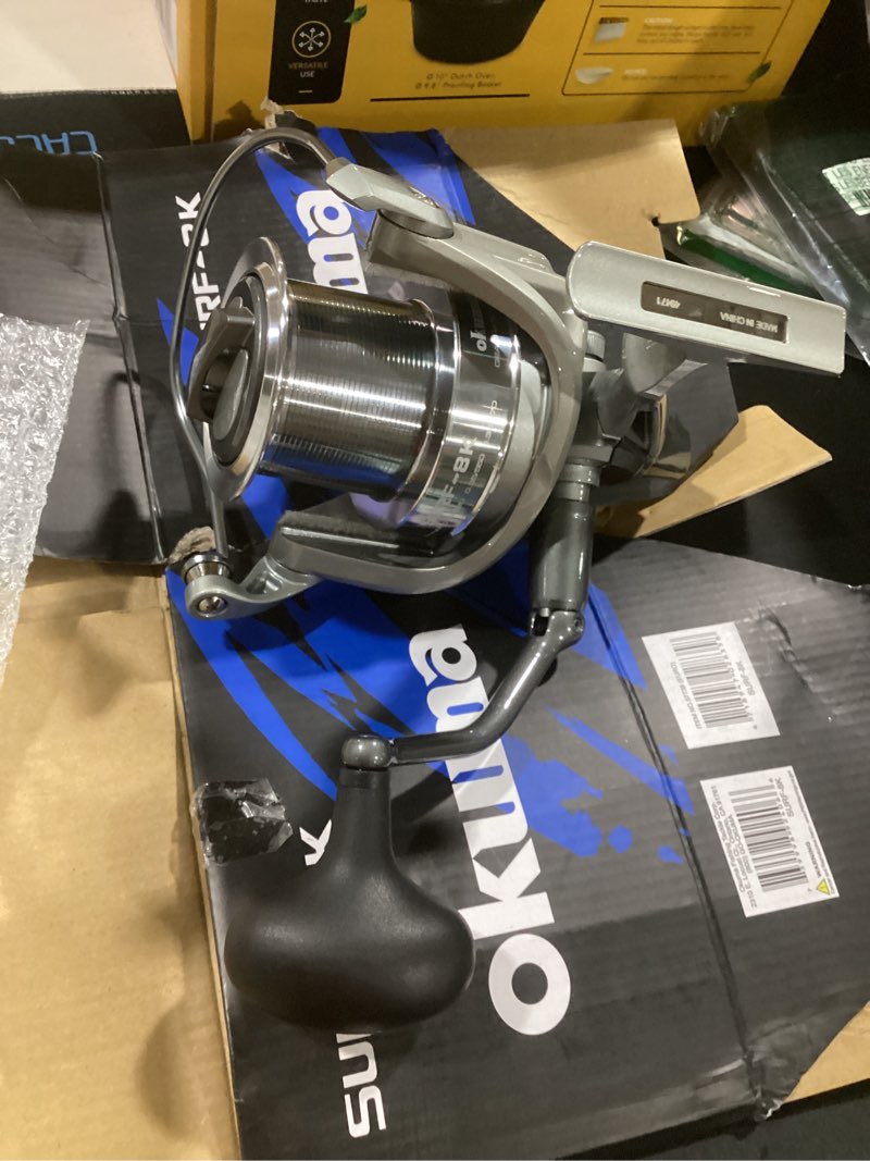 Condition photo showing Good Condition for surf 8k spinning reel  4.7:1 gear ratio  42.60  retrieve rate  ambidextrous