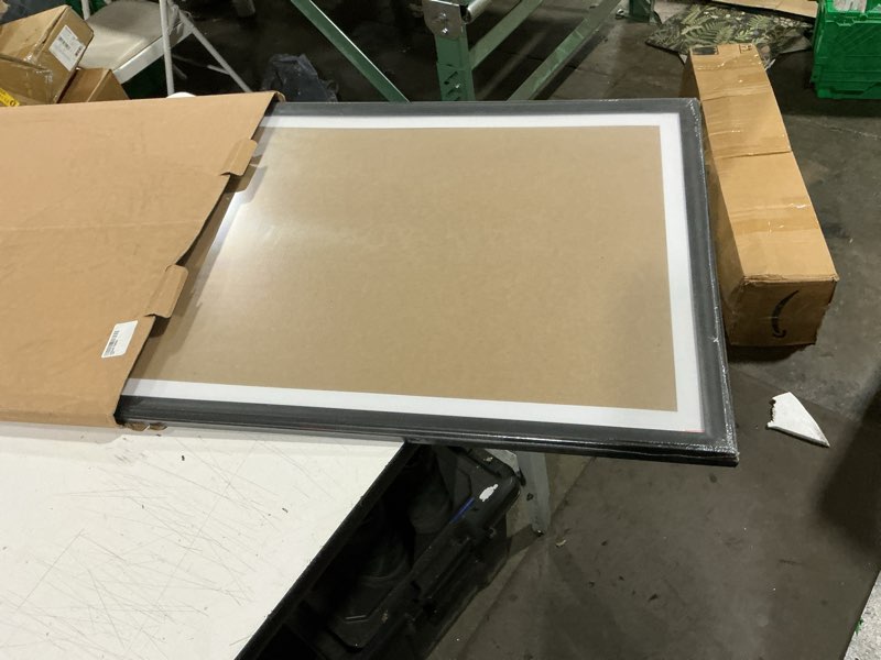 Condition photo showing Good Condition for 21x27 picture frame solid wood black, display 19"x25" (with mat) or 21"x27" (without mat) photos, poster, painting,puzzles (x23b2127w1925)
