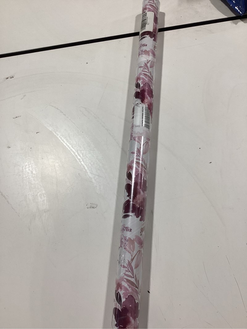 Condition photo showing New/Like New for wrapaholic 30 inch reversible floral wrapping paper - 30 inch x 33 feet - purple flower wrapping paper for wedding, birthday, mothers day, baby shower, anniversary, bridal shower purple floral & stripes
