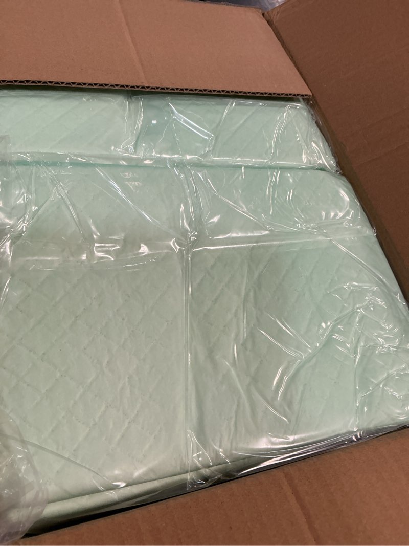 Condition photo showing New/Like New for medline super absorbent underpad, 36" x 36", 50 count, extra large disposable incontinence pads, protective bed pads, chucks, for kids, adults, elderly, furniture & surface protection pee pad 36 inches x 36 inches (50 count)