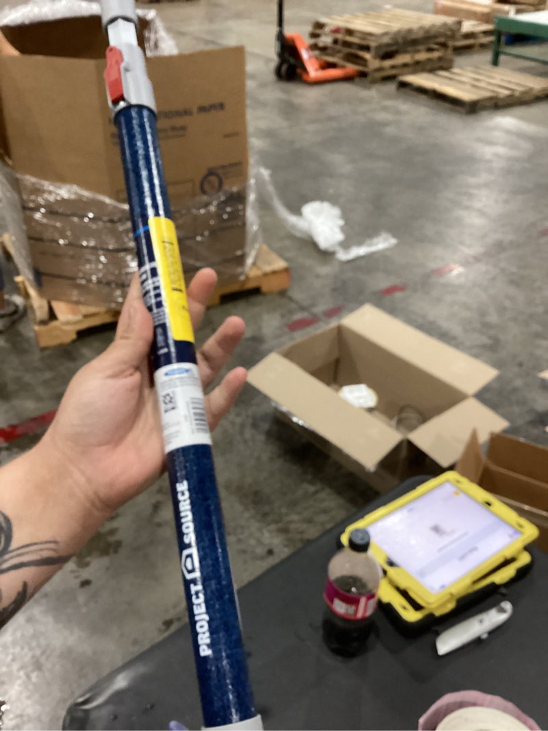 Condition photo showing As Is for project source 2-ft to 4-ft telescoping threaded extension pole