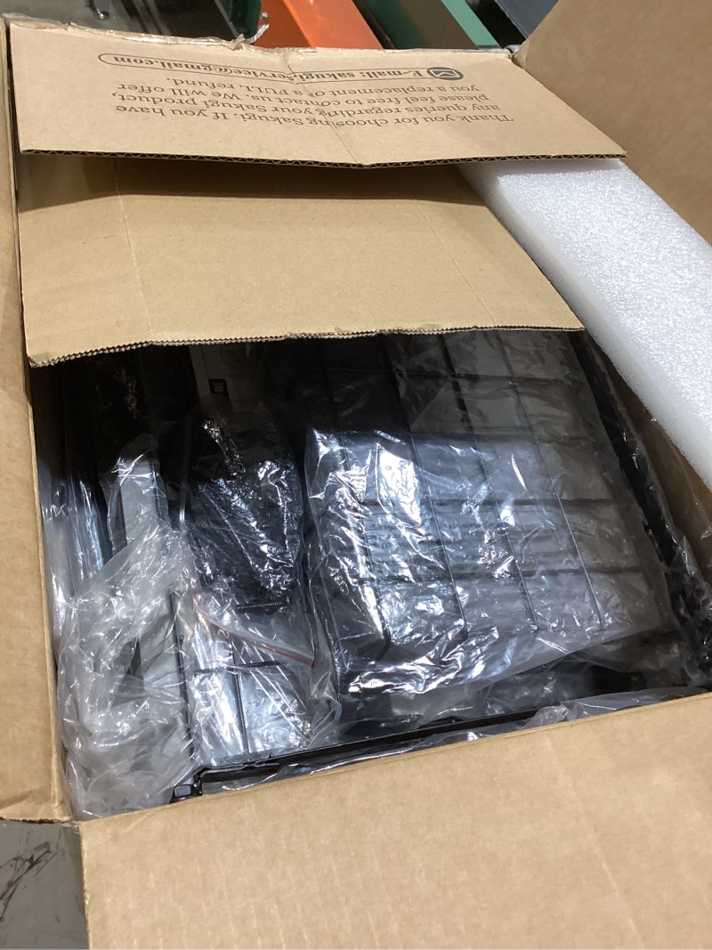 Condition photo showing Good Condition for dish drying rack - over the sink dish drainer drying rack with utensil & knife holder, hooks, stainless steel kitchen organizers and storage solution, 11.8" d x 31.5"~39.0''w x 30" h, black black xx-large (3 tier)